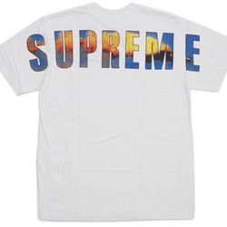 SUPREME “CRASH” TEE WHITE FW17 SIZE MEDIUM 