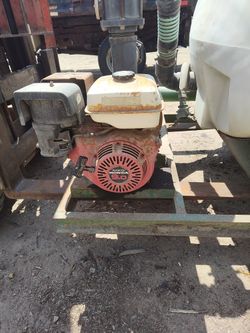 Hydroseeder Honda Engine 