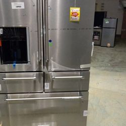 KITCHENAID KRMF706ESS 25.8-cu ft 5-Door French Door Refrigerator CS