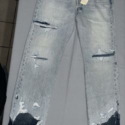 Levi’s 501 original patchwork 35x30