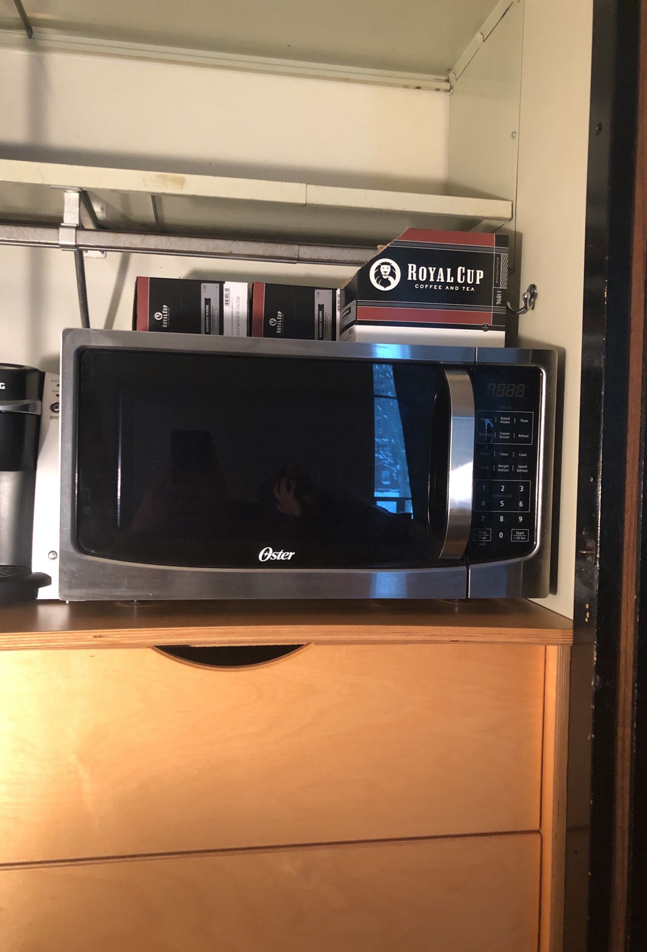 Microwave & Keurig (with coffee K-cups) for sale