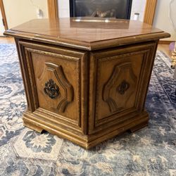 Vintage Storage Side Table