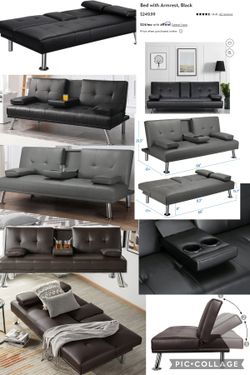 New Faux Leather  Futons 
