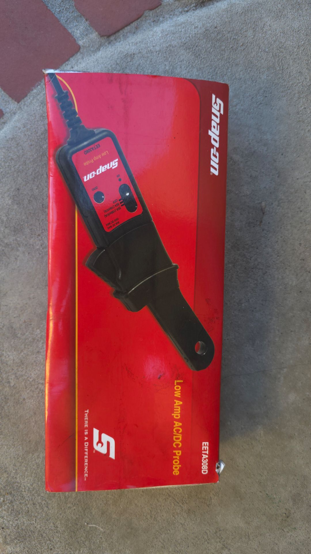 Snap on low amp probe