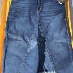 New Jean Skirt Size S,m,l