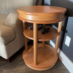 Wood End Table 