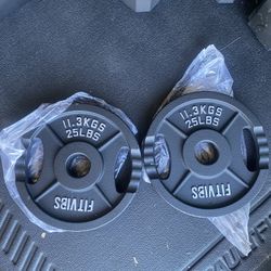 Brand New Iron Weights 25 Lbs 