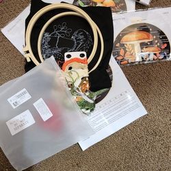 Mushroom Embroidery Kits