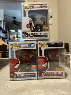Spider Man Funko Pop Set Of 3