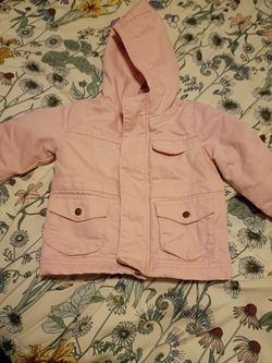 Pink Toddler Hooded Jacket with Pockets