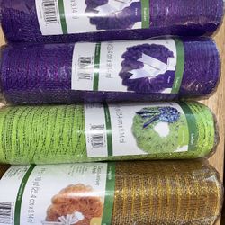 New Decorative Mesh 10”X 10 Yards $8 Each