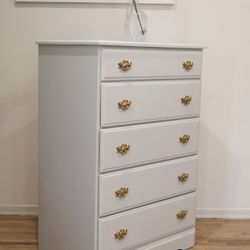 Cool Gray White Dresser