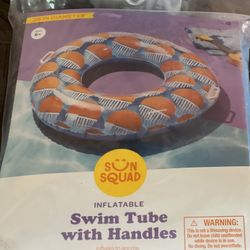 Swim Tube. With. Handles Inflatable