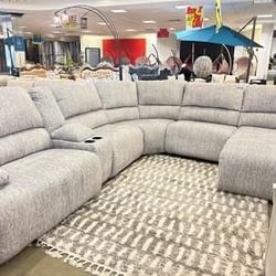 Reclining Sectional In Stock For Fast Delivery 