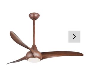 Light Wave 52 Inch 3 Blade Ceiling Fan with Light Kit by Minka Aire - F844