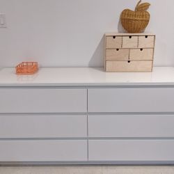 Ikea Malm Dressers White With Glass Top Covers 400 obo for Sale in  Rochester, NY - OfferUp