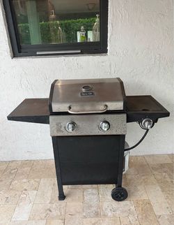 Dyna-Glo 2-Burner Propane Gas Grill with Side Burner