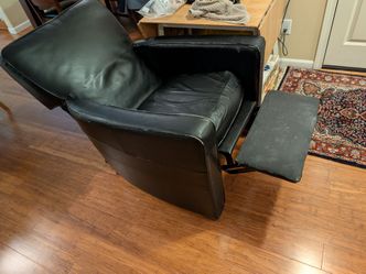 La-z-boy Black Leather Recliner Chair