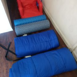 2 Sleeping Bags 2 Matt's And A Camping Chair 