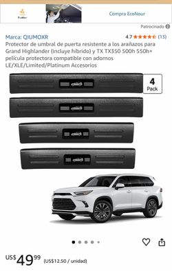 Door Sill Scratch Protectors - 4 Pack - New