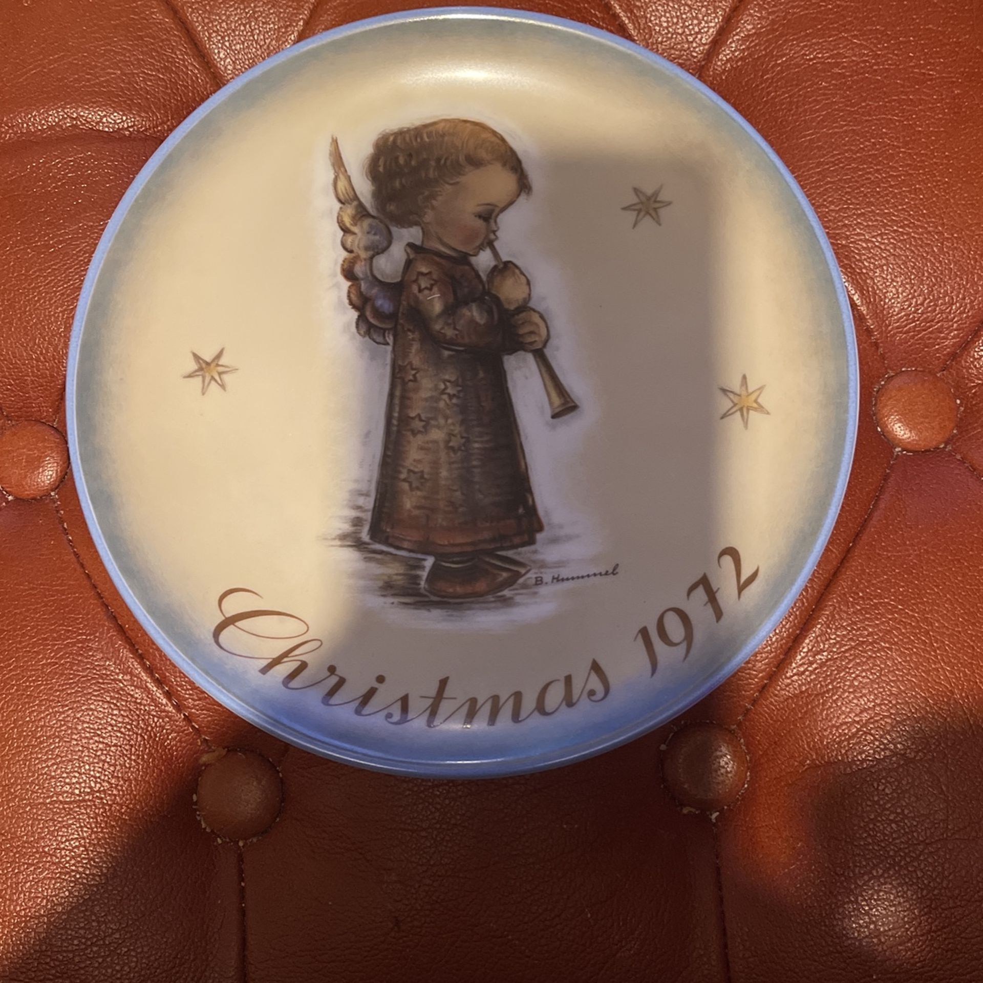 Christmas “1972” Plate 