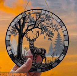 Forest Stag Sun Catcher ( LIMITED TIME SALE )