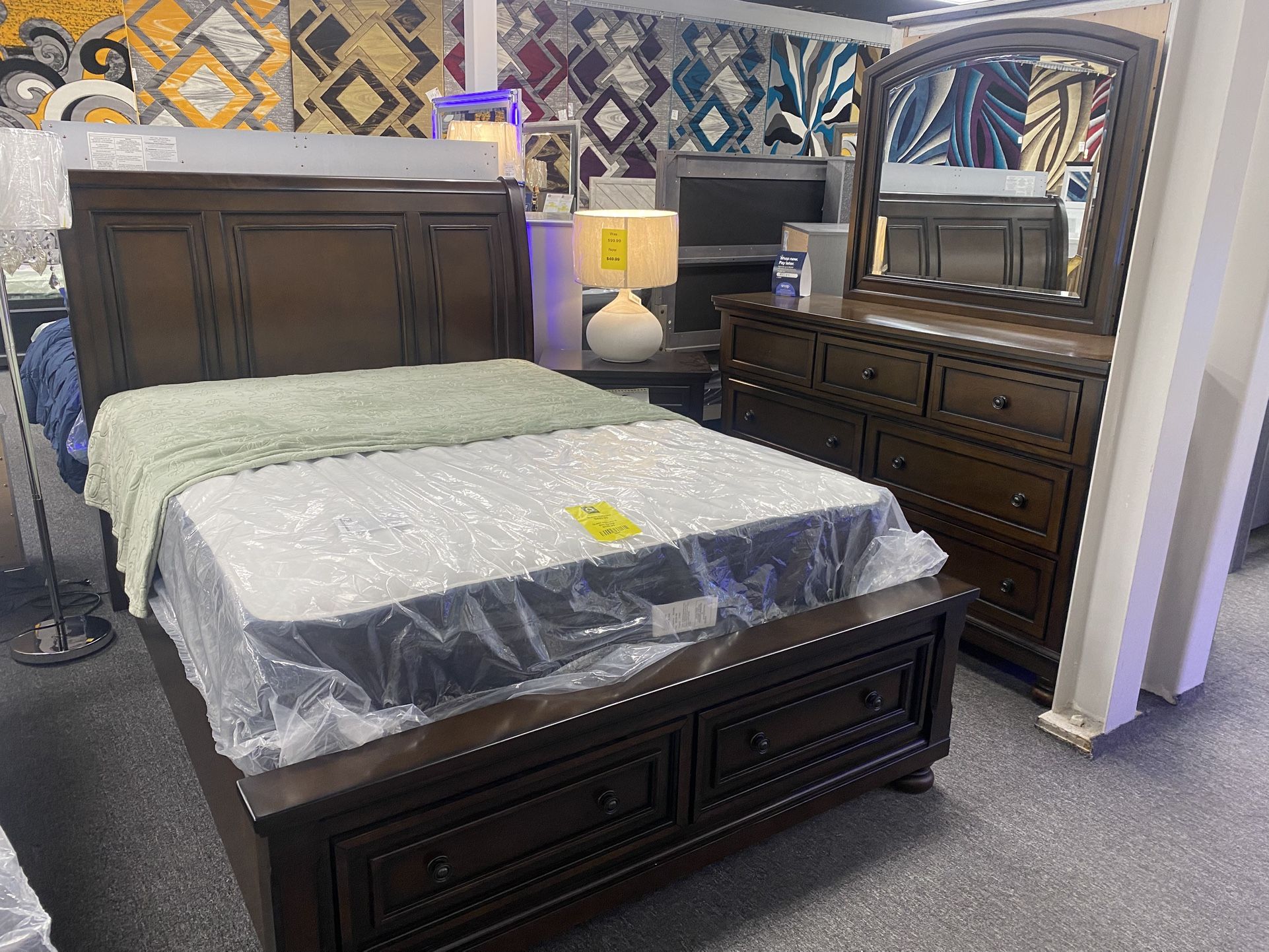 Queen Bedroom Frame Set $1,299.99