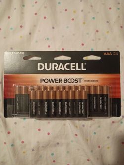 Duracell power boost, new