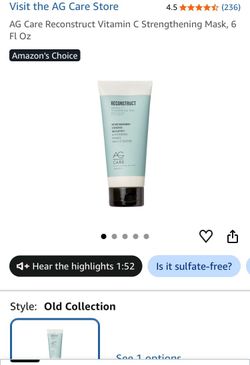 AG Care Reconstruct Vitamin C Mask