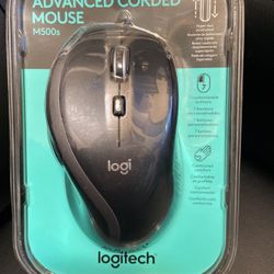 Logitech Advanced Mouse M500s Brand New