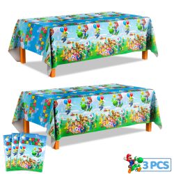 3pcs Super Mario Birthday Party Supplies 
