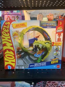 Hot Wheels Snake Spiral Attack Play set 