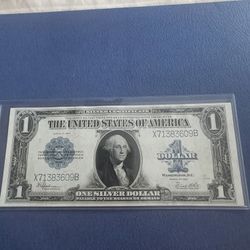 Collectible Currency 1923 One Dollar Bill 