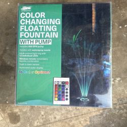 Color Changing Pond Filter With Pump