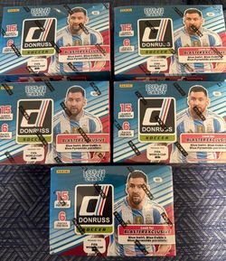2025-26 Panini Donruss Road To FIFA World Cup 2026 Soccer Sealed Blaster Box 5x