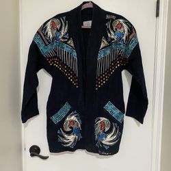 Sundance Hand Painted Denim Jacket !!