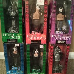 6 PC's Of KISS Collection McFarlane Toys