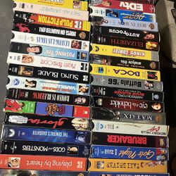 42 VHS tapes - Cult Classics And Well Known Movies 