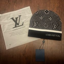 Black And White Lv Beanie 