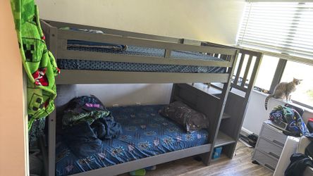 Gray Bunk Bed