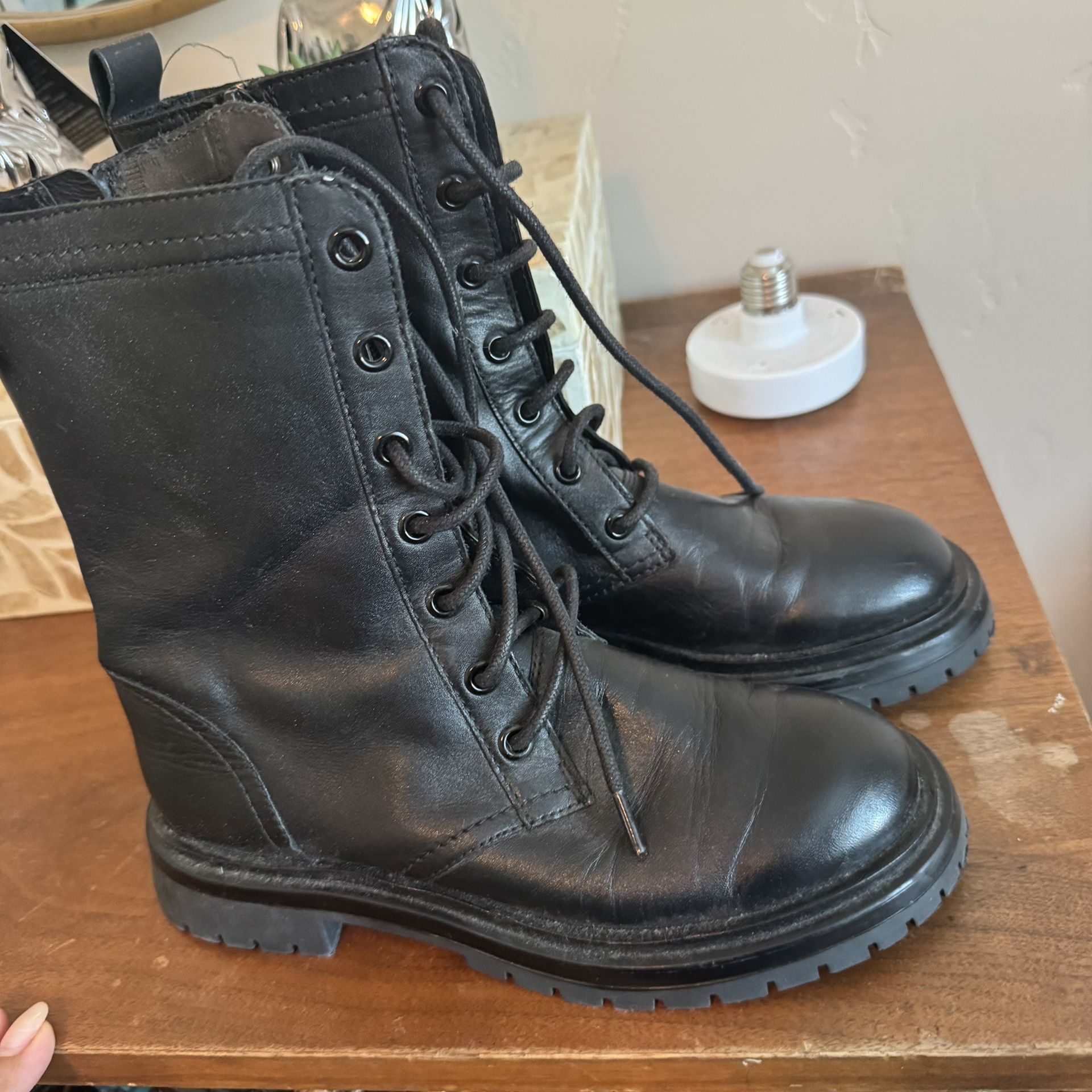 Black Military Boots