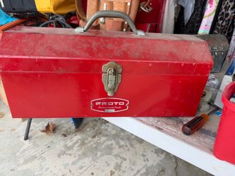 Proto Professional Tools Red Metal Toolbox
