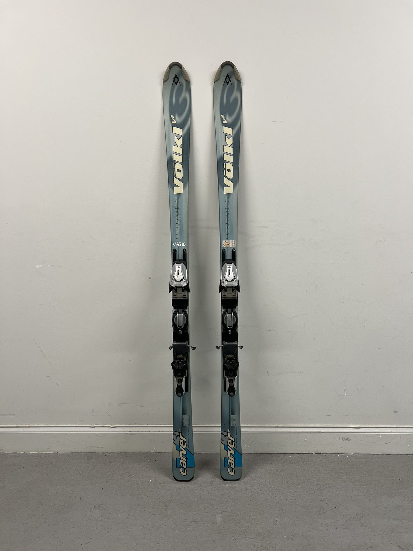 VOLKL Carver V3 20-20 163 Skis, MARKER Motion 1200 Bindings MADE IN GERMANY (Good condition)
