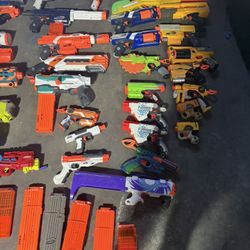 Massive Nerf Arsenal – 40+ Blasters, Rival, Drum Mags, Tons of Ammo 