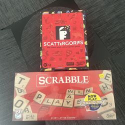 Scattegories and Scrabble - New