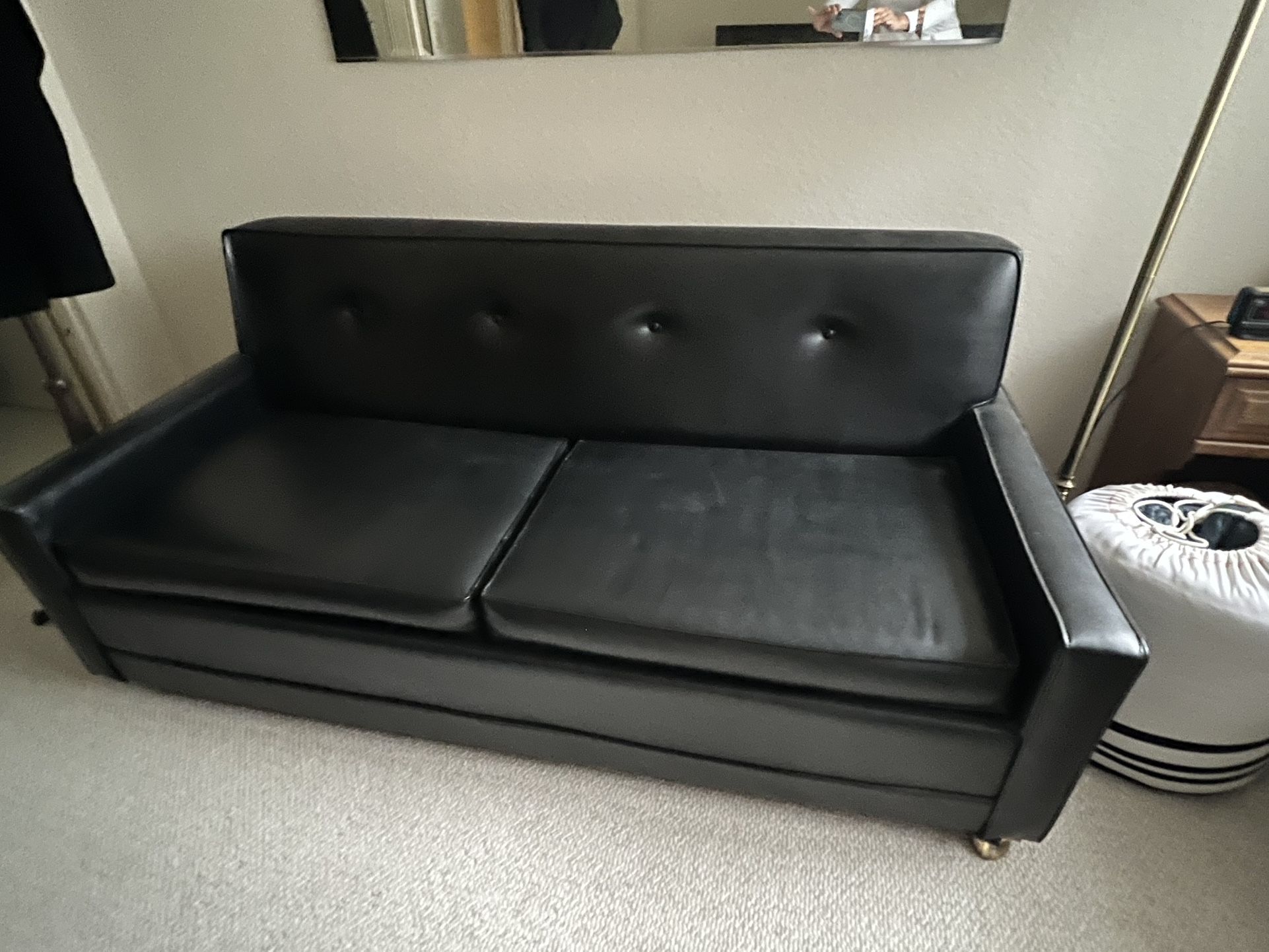 Leather Sofa bed