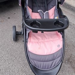 Girl/Stroller With Car Seat  And Base