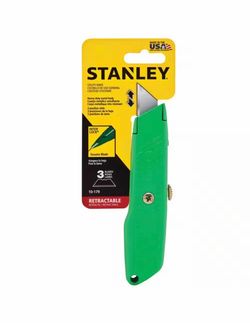 Stanley Retractable Utility Knife  pack of 5,10,15