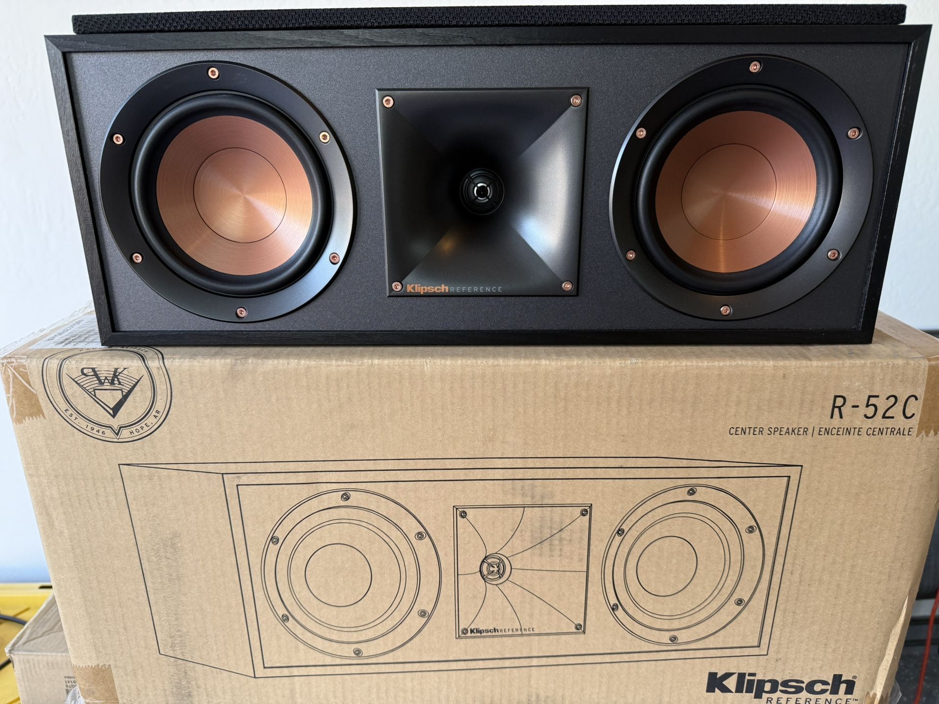 Klipsch R-52C Center Channel Speaker