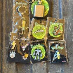 Rick And Morty key Chains and pins